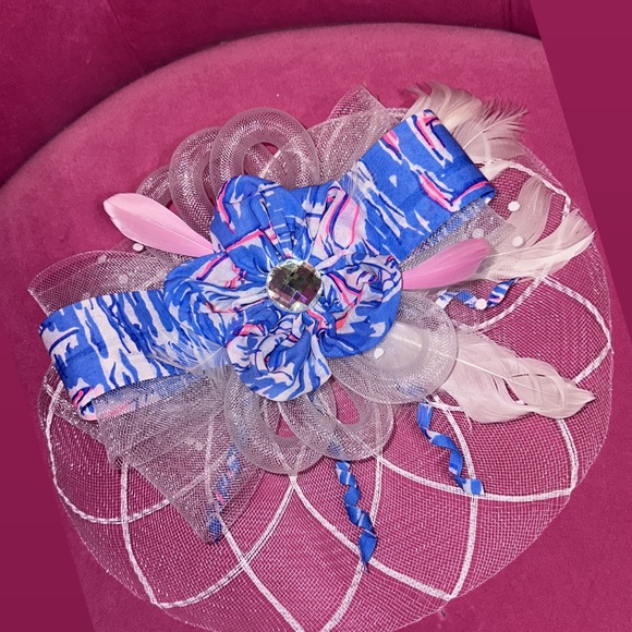 Boatylicous midi dress with matching derby hat fascinator🐎👒🐎👒 - Picture 4 of 7